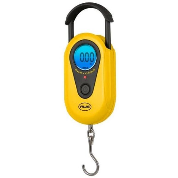 American Weigh Scales American Weigh Scales AMW-SR-20 44 x 0.1lb Yellow Digital Hanging Scale AMW-SR-20